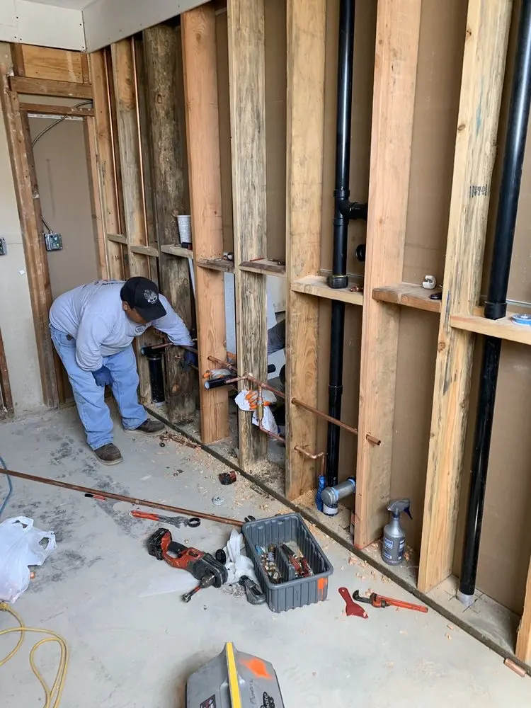 Commercial rough-in plumbing for Commercial Plumbing in Duxbury